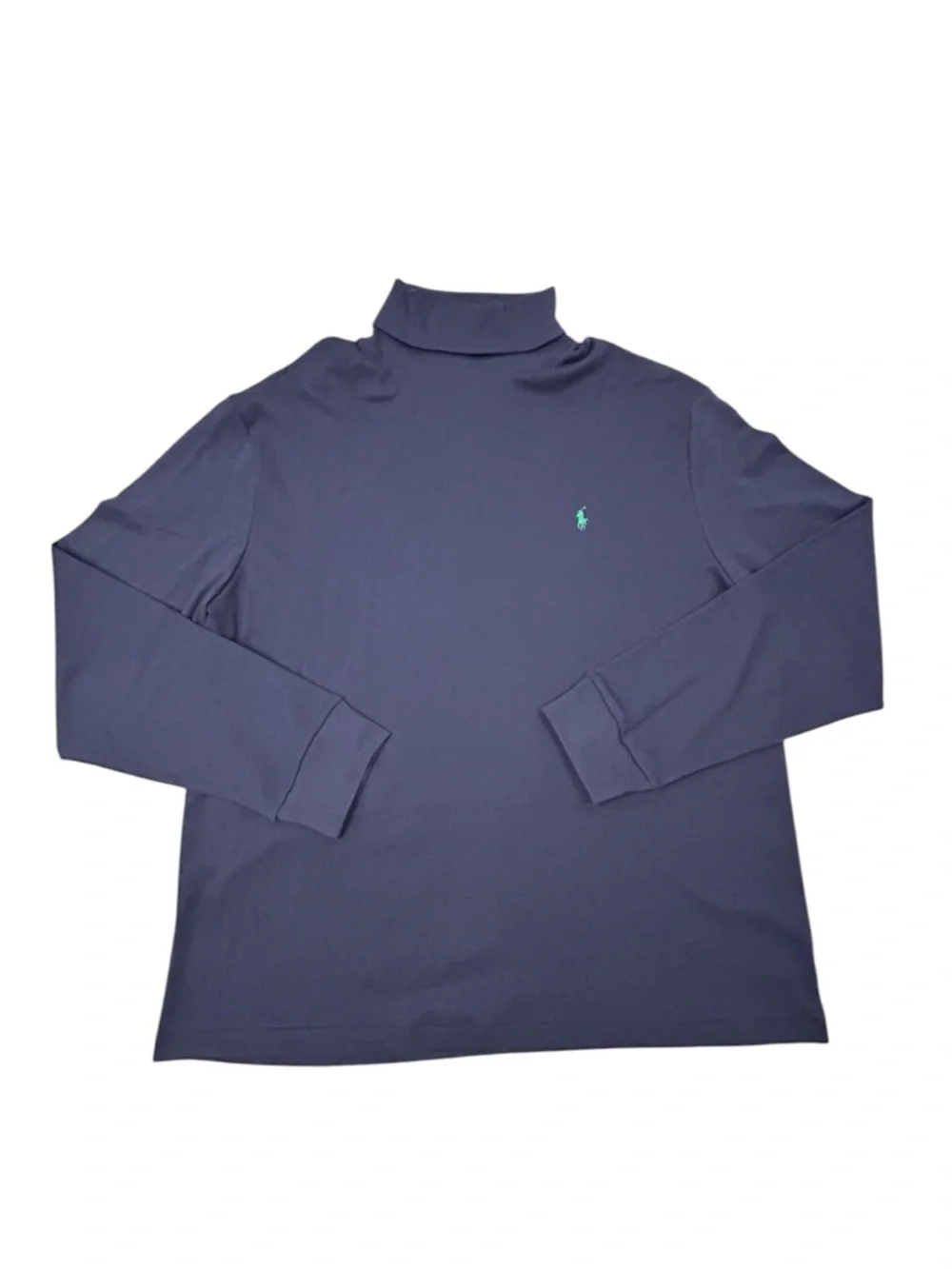Polo Ralph Lauren Men’s VTG Navy‎ Long Sleeve Turtleneck with Pony Logo XXL NWOT